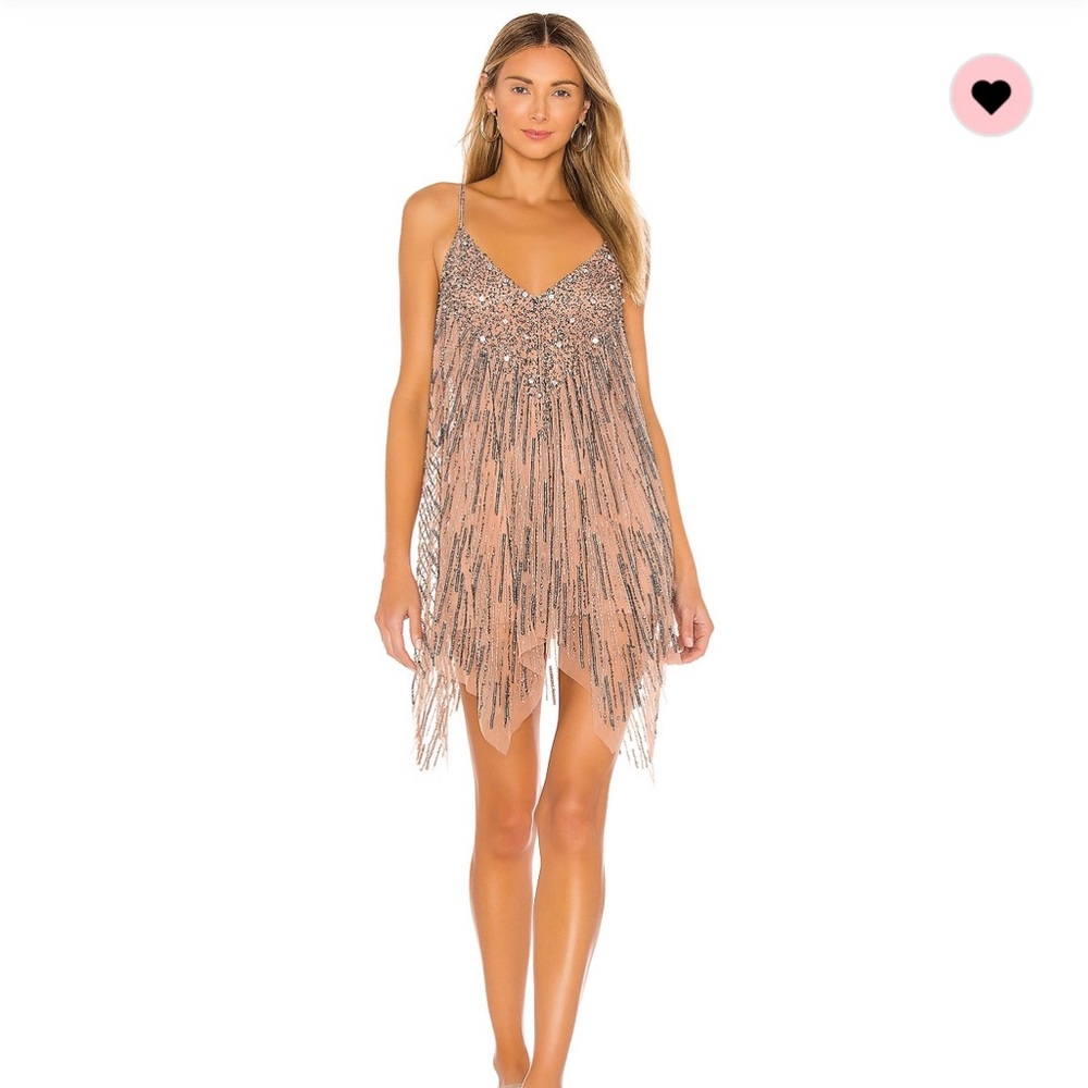 Tularosa Brown Sequin Dress